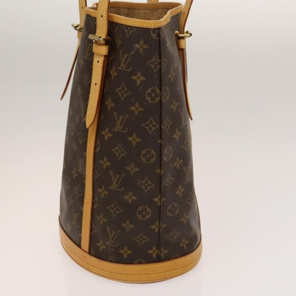 LOUIS VUITTON Monogram Bucket GM Shoulder Bag LV Auth - Picture 5 of 16